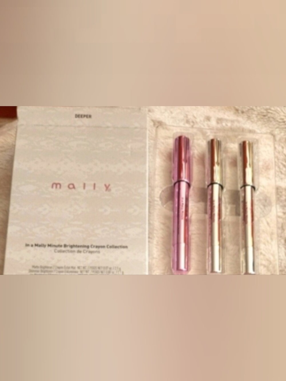 BNIB Mally Beauty In a Mally Minute Brightening Crayon Collection - Deeper